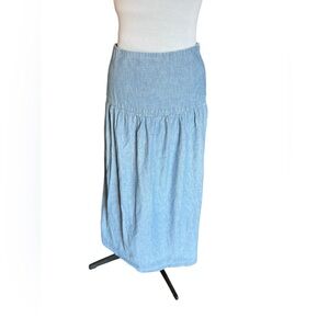Vintage Maggie been Denim Blue Midi Skirt